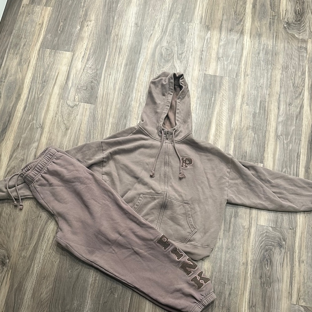 Coffee brown Hoodie and Sweatpants Set
